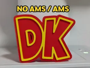 DK Logo / Donkey Kong Logo (NO AMS/AMS)