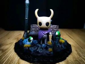 Hollow Knight - Checkpoint Bench Diorama fanmade