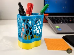 Organic Cell Pen, Pencil, Marker & Brush Holder