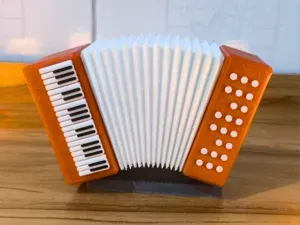 Mini Acordeon Nordestino Sanfona Decorativa Forró