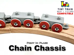 Chain Chassis . Coupled Cars . Tiny Train System