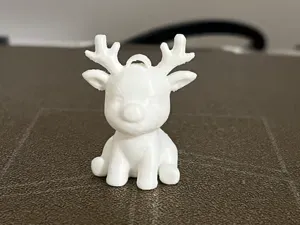 Cute mini reindeer ornament