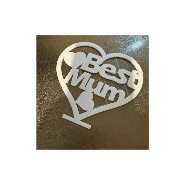 Best Mum Heart Mother’s Day Gift Sign — Фото 2 из 3