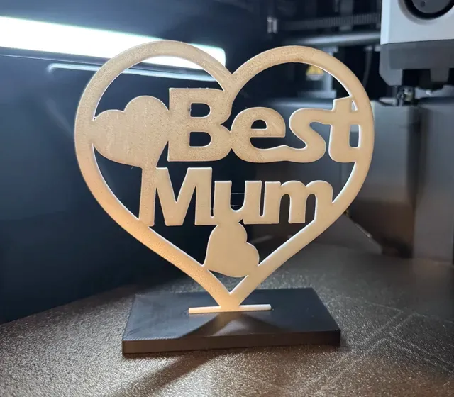 Best Mum Heart Mother’s Day Gift Sign — Фото 3 из 3