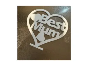 Best Mum Heart Mother’s Day Gift Sign