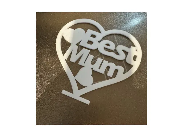 Best Mum Heart Mother’s Day Gift Sign