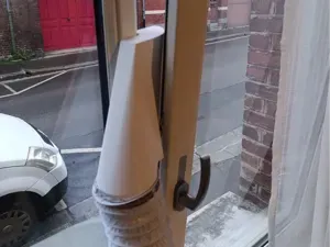 Ø100 mm Exhaust Adapter for Tilt & Turn Windows