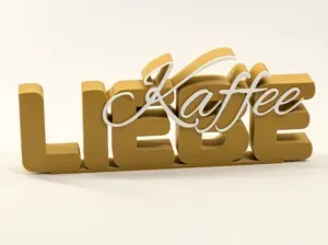 Dekorativer Aufsteller - Kaffee Liebe