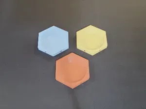 Solo Hex - Magnetic Modular Board Game System