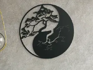 3D Wall Art Yin and Yang