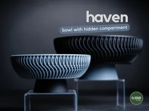 haven · bowl with hidden compartment