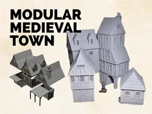 Modular Medieval Town VOL 4