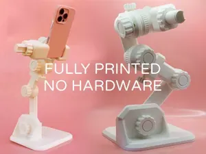 Adjustable Video Phone Stand by Pork3D.com