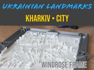 Windrose Frame & Kharkov City 3D Landscape