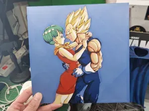 Dragon Ball Hueforge - Vegeta & Bulma
