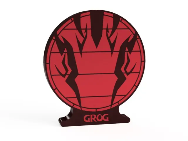 Grog Symbol Vox Machina Lightbox