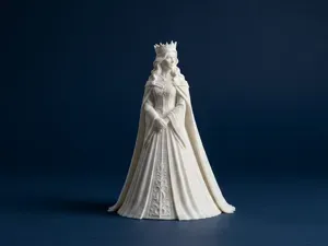 Medieval Queen 3D Model