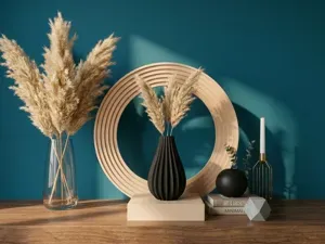 Circle Display Stand for Mini Vase & Figure