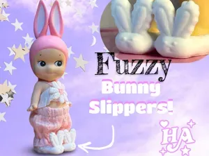 Sonny Angel Bunny Slippers No AMS Fast Print