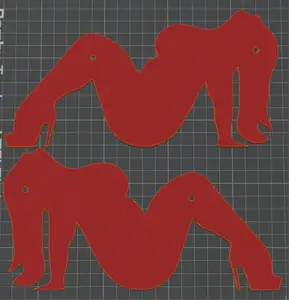 Chubby Mud Flap Girl