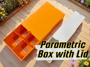 Multi stackable box with a slide lid.
