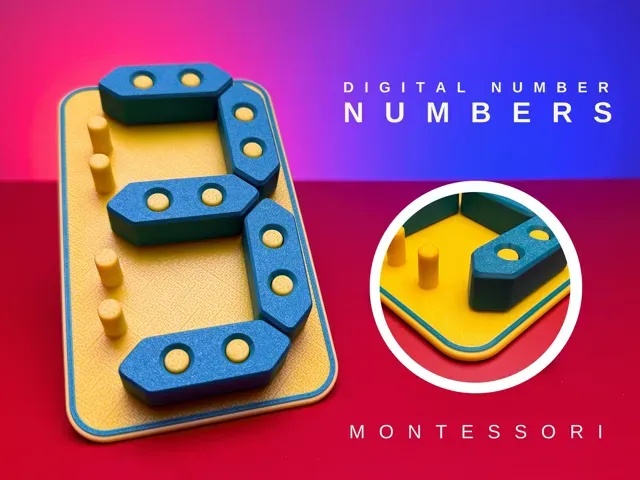Activity Board – Montessori Digital Number Game — Image 2 of 6