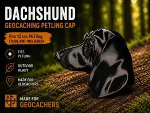 Dachshund Geocaching Petling Cap