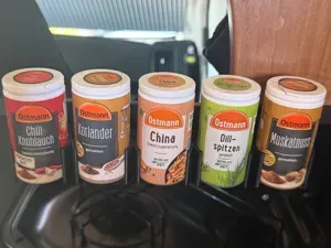 Hanging Spice Jar Holder for 5 Ostmann Containers