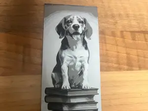 Beagle on Books Bookmark