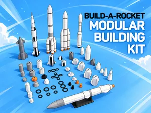 BUILD-A-ROCKET: MODULAR BUILDING KIT