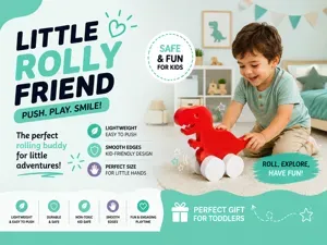 Dino T-REX ruedas funcionales juguete infantil