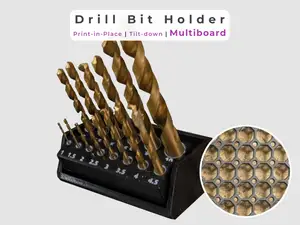 Drill Bit Organizer (1-10mm) v1 for Multiboard