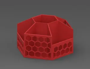 Desktop organizer for cosmetics and more