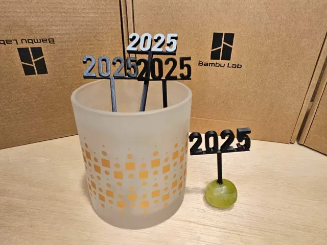 New Year 2025 Drink Stir / Food Pick — Фото 3 из 5