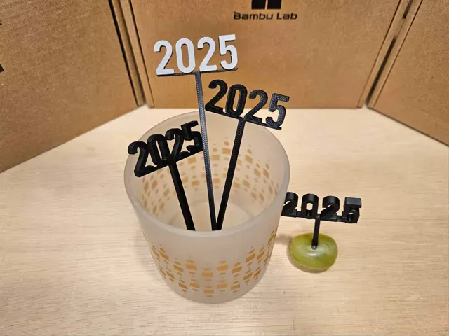 New Year 2025 Drink Stir / Food Pick — Фото 5 из 5
