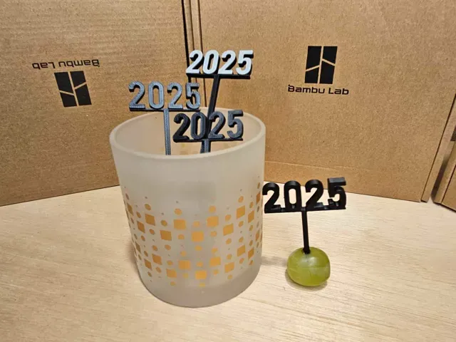 New Year 2025 Drink Stir / Food Pick — Фото 2 из 5