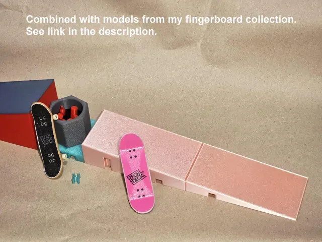 Fingerboard Skatepark Modular - Long Ramp — Image 2 of 6