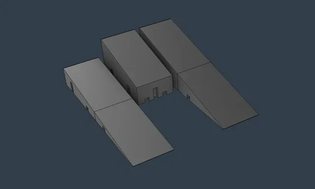 Fingerboard Skatepark Modular - Long Ramp — Image 5 of 6