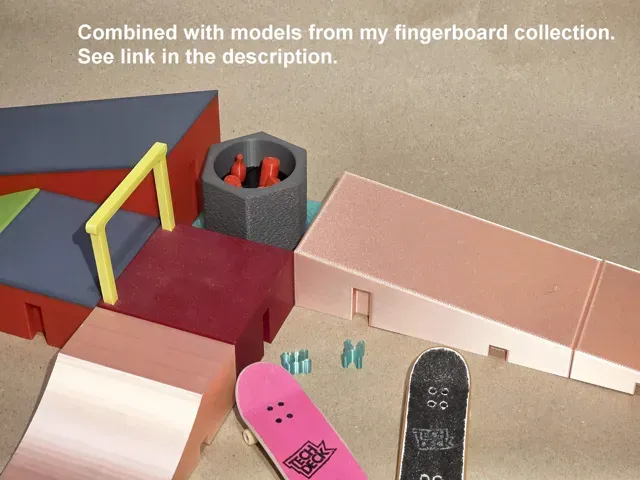 Fingerboard Skatepark Modular - Long Ramp — Image 3 of 6