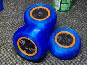 RC TPU Tire and Rims Set. For 12mm Hex RC cars.