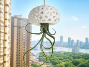 水母空气植物悬挂花器