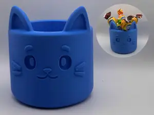 Smiling Cat Cup v2 – Playful Chibi Container