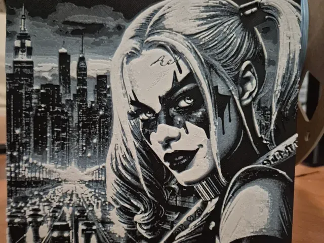harley quinn city life hueforge