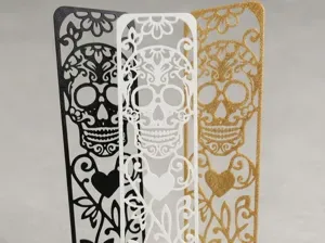 Sugar Skull Cutout Bookmark | Fast One-Color Print