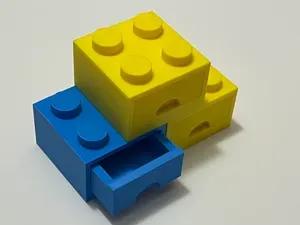 Stackable Building Brick Storage Box Drawer