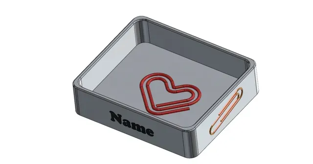 Organizador de Clipes com Coração – Personalizável — Image 6 of 6