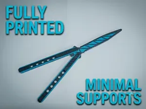Butterfly Knife Fidget Toy