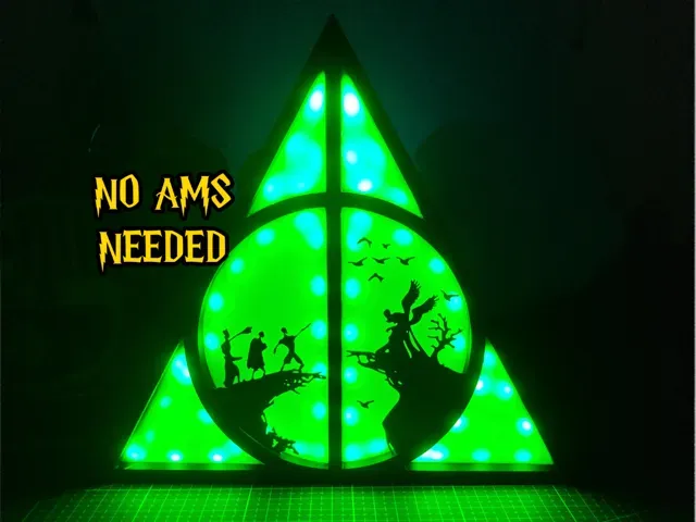 The Deathly Hallows Lamp (NO AMS/AMS)
