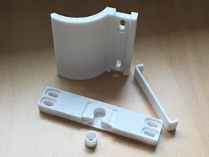 Balcony door lock with handle