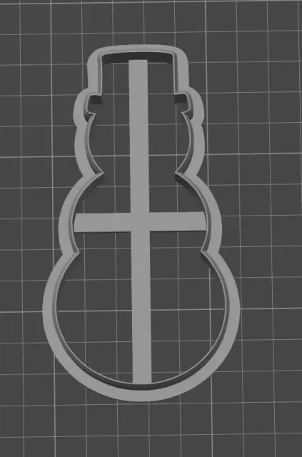 Snow Man Cookie Cutter — Image 2 of 5